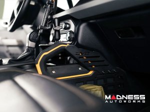 Ford Bronco Interior Upgrade - Center Console Molle Panels + Bridge - DV8 Ford Bronco Interior Upgrade - Center Console Molle Panels + Bridge - DV8